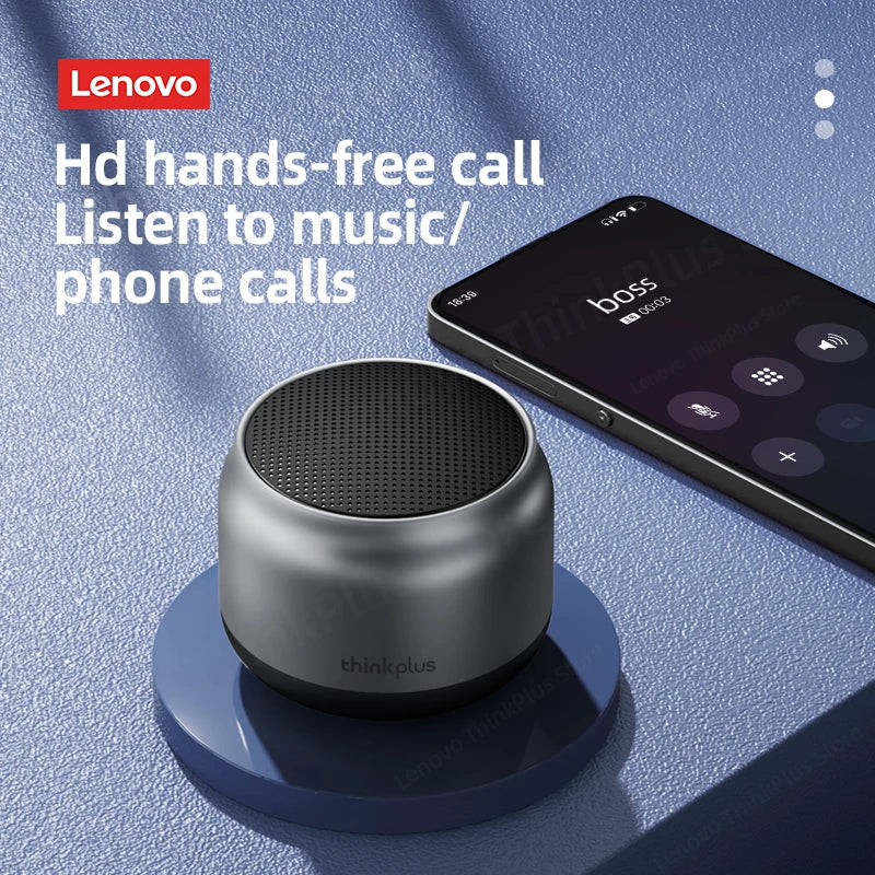 Lenovo K30 Portable Hifi Bluetooth Speaker: Original, Waterproof, Wireless, Outdoor Loudspeaker with Mic