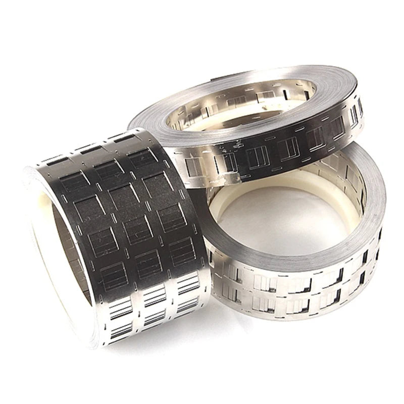 1M Nickel Strip for Lithium Batteries – 0.15×27×20.2mm 2P-6P Spot Welding Belt for 18650 Battery Packs