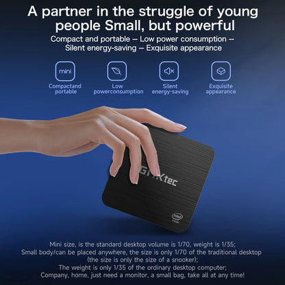 GMKtec G2 Mini PC – Intel 12th Gen Alder Lake N100, Windows 11 Pro, 12GB DDR5 RAM, 512GB SSD, WiFi 6 & BT5.2 Desktop Computer