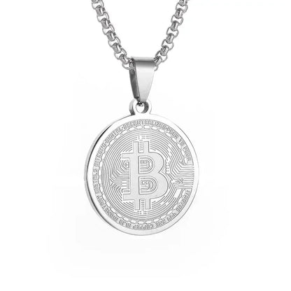 Stainless Steel $100 Bill Pendant Necklace for Men & Women – Fashion Lucky Wealth Jewelry Gift Necklace