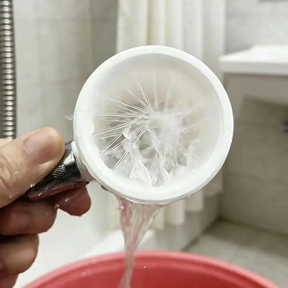 High-Pressure Shower Head - Spiral Massage Sprayer for Pets, Foot Wash & Bathroom