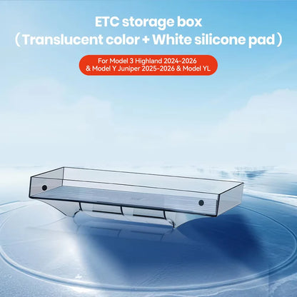YZ Tesla Model 3/Y Highland Juniper Magnetic Under Screen Storage Box - Hidden Tray Organizer