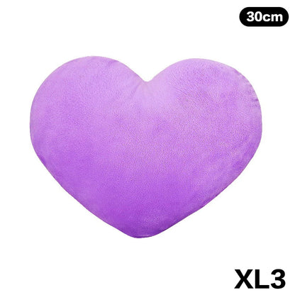 Cute Heart-Shaped Plush Pillow – Soft Sleeping Cushion for Living Room Decor, Valentine’s Day Gifts, Comfortable Sofa Pillow (15/20/30cm)