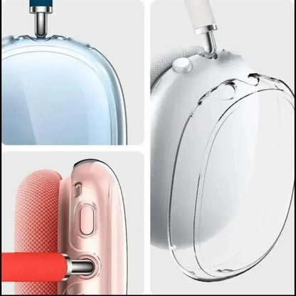3-in-1 Soft Silicone Shockproof Case for AirPods Max – Anti-Scratch Headphones Skin Protector Cover