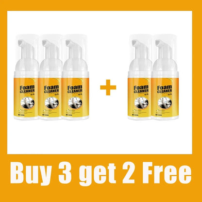Multi-Purpose Foam Cleaner Spray – Car Interior & Home Cleaning Agent for Deep Stain Removal