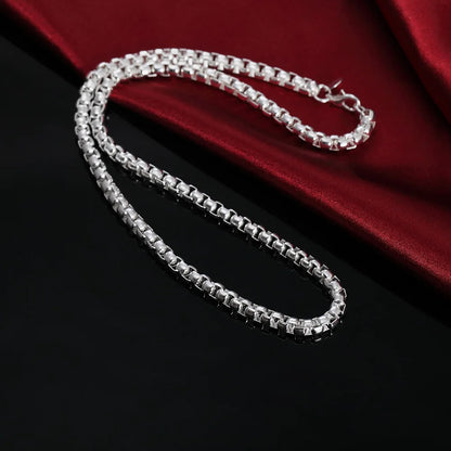 1MM 925 Sterling Silver Snake Chain Necklace – High-Quality Fashion Jewelry for Men & Women