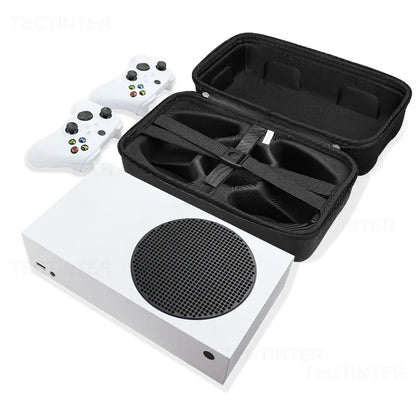 Portable Shockproof EVA Storage Bag for Xbox Series S — Hard Carrying Case for Console & Accessories