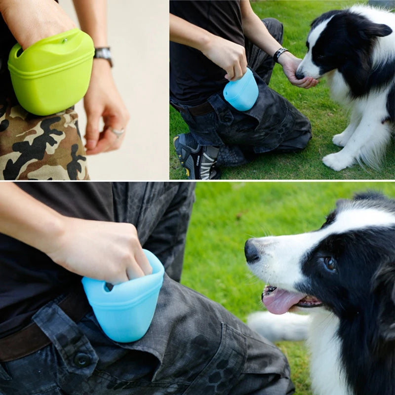 Pet Portable Dog Training Waist Bag – Treat & Snack Pouch for Obedience, Agility, Outdoor Feed & Reward Storage