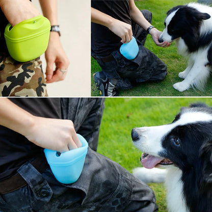 Pet Portable Dog Training Waist Bag – Treat & Snack Pouch for Obedience, Agility, Outdoor Feed & Reward Storage