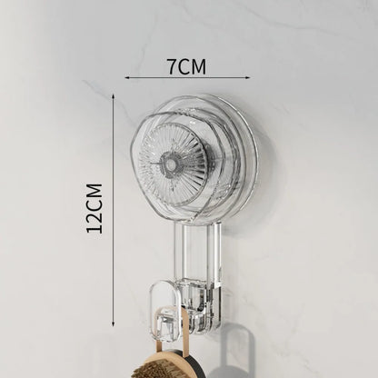 Fashion Powerful Reusable Suction Cup Hooks – Heavy Duty Traceless Shower & Clothes Hooks