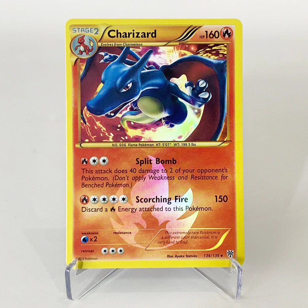 PTCG Charizard V VMAX EX GX Cards - Rare Collectible Battle and Proxy Trading Cards