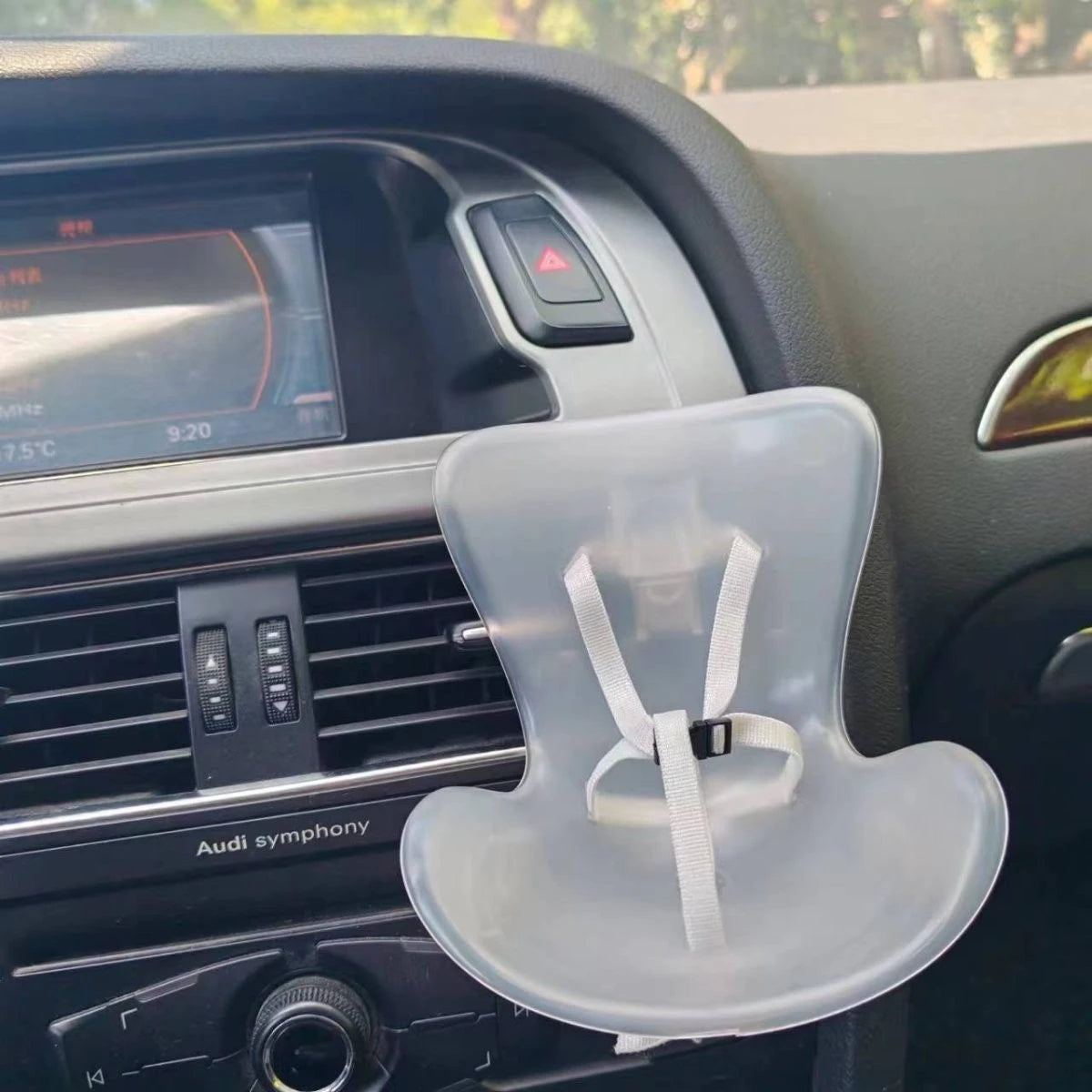 New 15-17cm Labubu Doll Safety Seat – Cute Doll Air Outlet Aromatherapy Decoration for Car Interior