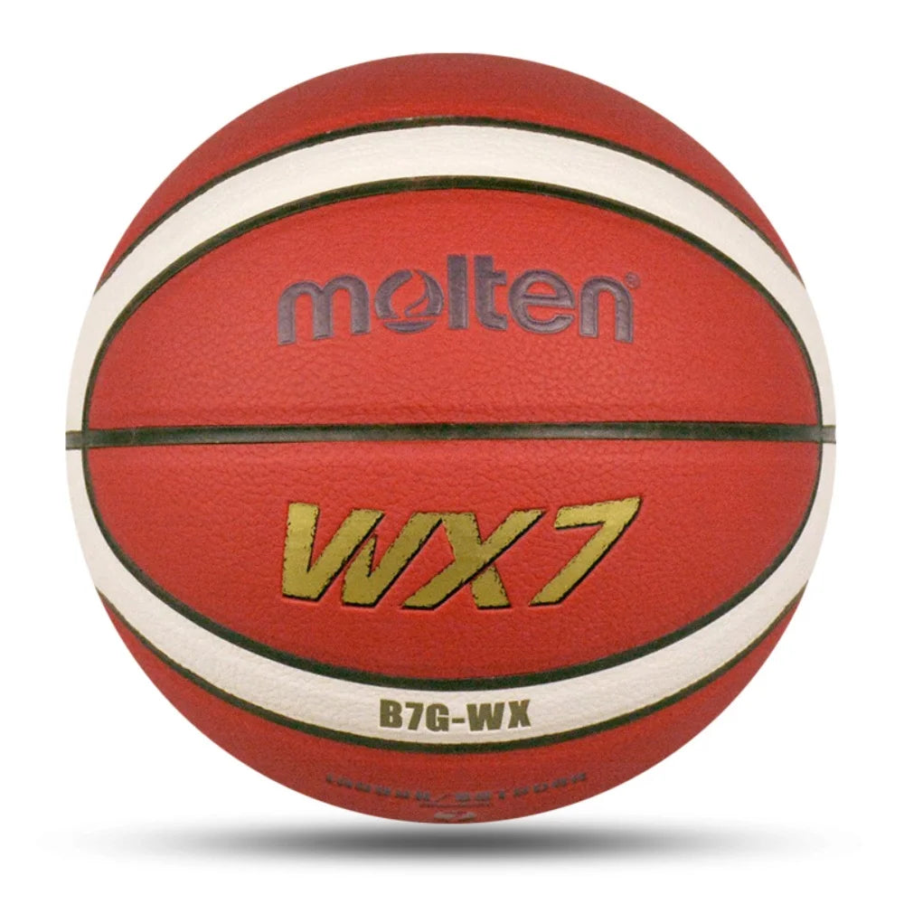 2025 Molten Basketball — Official Size 5/6/7 PU Indoor & Outdoor Ball for Men, Training, Match & Team Games