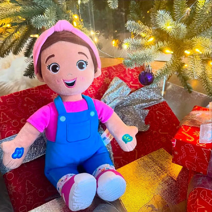 Ms. Rachel Speak and Sing Doll - 30cm Tall Interactive Plush Toy for Toddlers, Suitable for Boys and Girls Ages 6 Months to 3+ Years