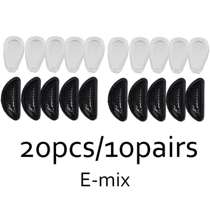Anti-Slip Silicone Nose Pads for Glasses – Transparent Soft Self-Adhesive Eyewear Cushions