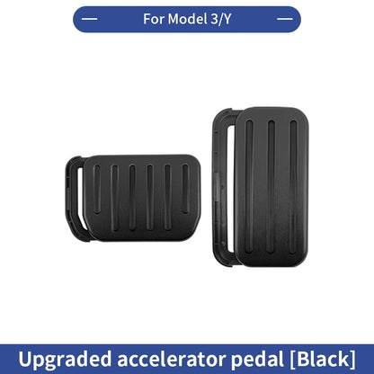 TESY Anti-Slip Pedal Covers for Tesla Model 3 Highland & Model Y Juniper – Accelerator, Brake & Foot Rest Protection Set