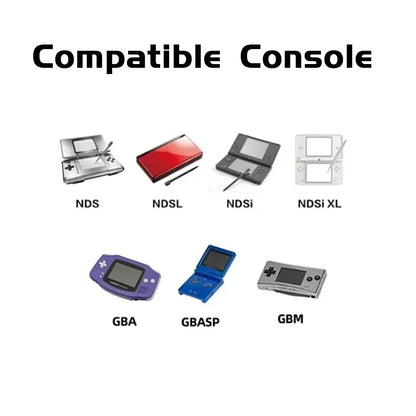 Mini SD GBA Game Flash Card – 2GB TF Adapter for SP, GBM, NDS, NDSL Game Console