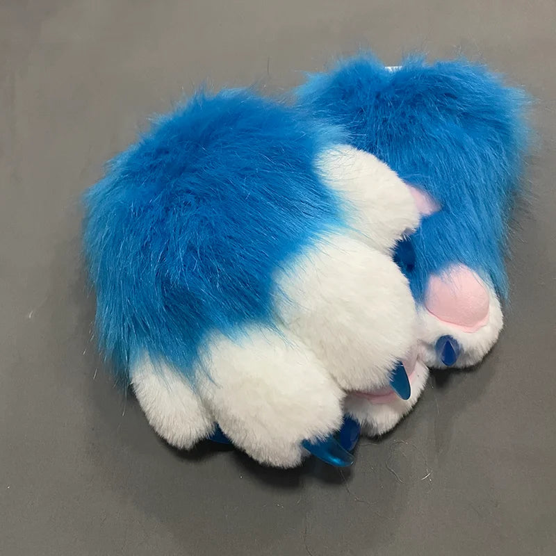 Custom Furry PAWS Long Gloves – Cartoon Kigurumi Fursuit Cosplay Costume Accessory Pair