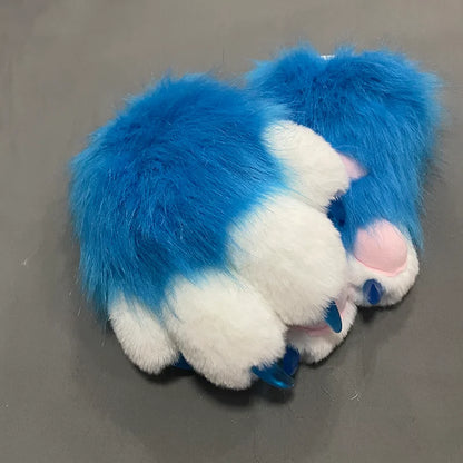 Custom Furry PAWS Long Gloves – Cartoon Kigurumi Fursuit Cosplay Costume Accessory Pair