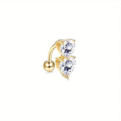 Drperfect 14G Belly Button Ring - Surgical Steel Short Navel Piercing Jewelry Pack for Women