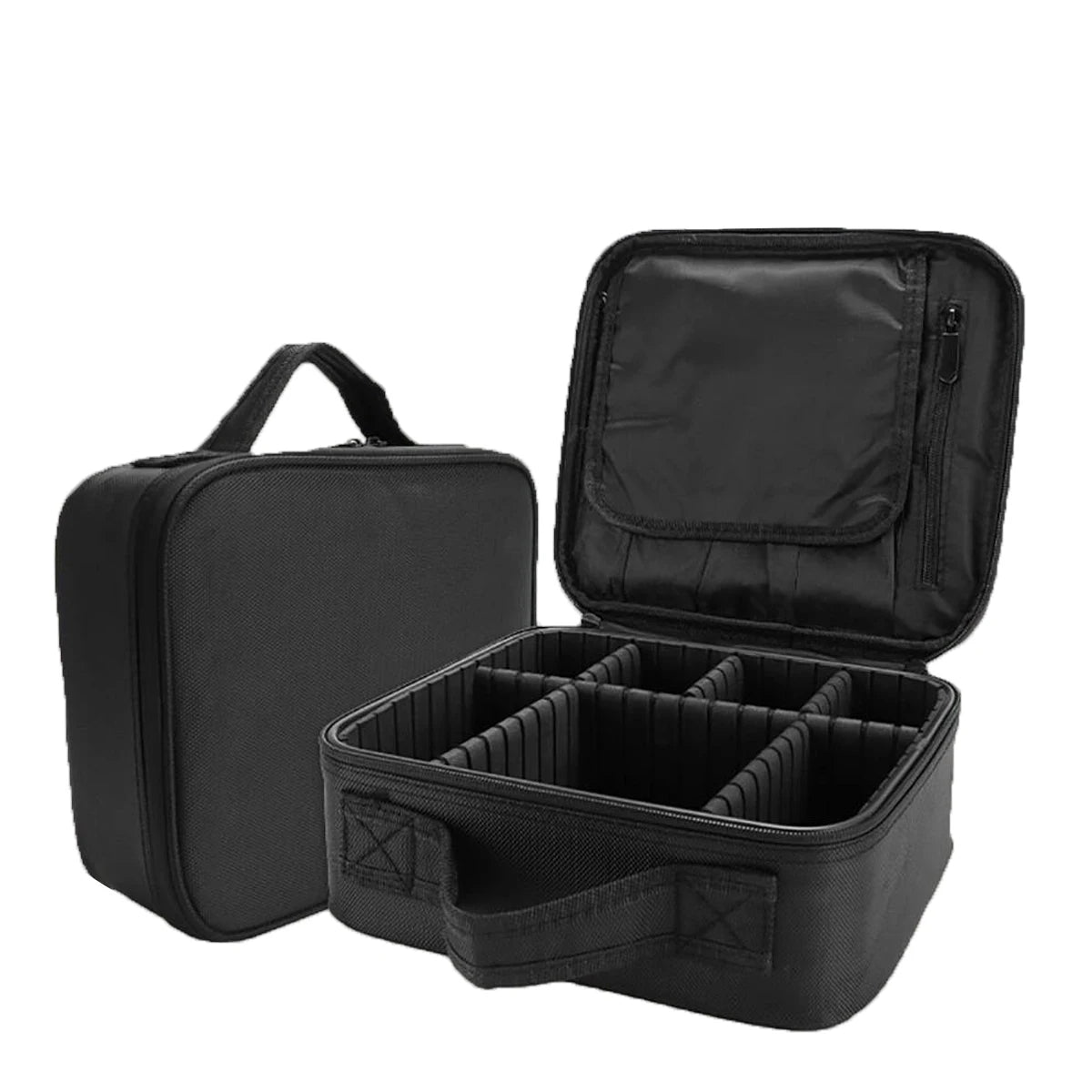 YANZA Professional Makeup Case – Cosmetic Organizer & Travel Storage Box for Brushes, Beauty Tools, and Manicure Supplies