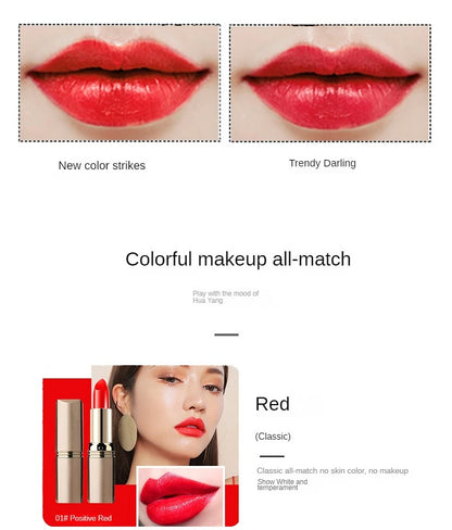 Pink Lipstick – Waterproof, Long-Lasting Red & Rose Velvet Lipstick for Girls & Women Makeup