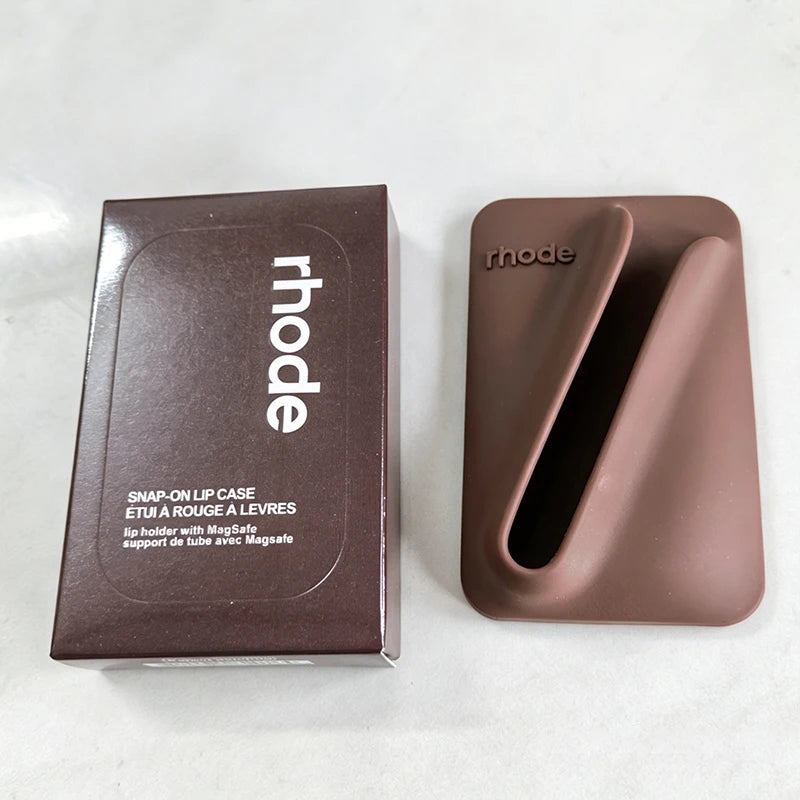 RHODE Magnetic Lip Case - MagSafe Compatible iPhone Cover with Lip Gloss Holder for iPhone 17 Air 16 15 14 13 12 11 Pro Max