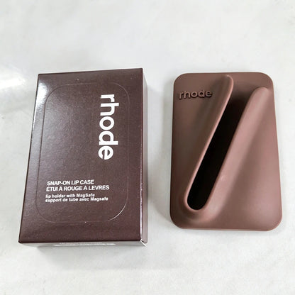 RHODE Magnetic Lip Case - MagSafe Compatible iPhone Cover with Lip Gloss Holder for iPhone 17 Air 16 15 14 13 12 11 Pro Max