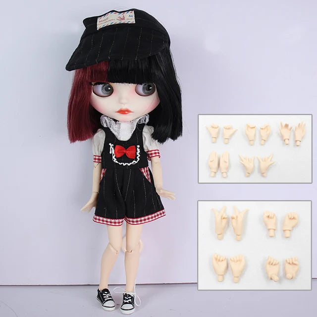 ICY DBS Blyth Doll – 1/6 Joint Body BJD Anime Doll, 30cm White Skin Matte Face Special Combo Toy