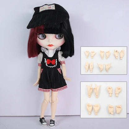 ICY DBS Blyth Doll – 1/6 Joint Body BJD Anime Doll, 30cm White Skin Matte Face Special Combo Toy