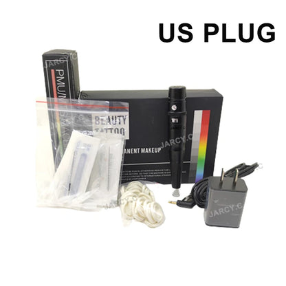 Permanent Makeup Tattoo Pen Machine - Eyebrow and Lip Microblading Tattoo Gun for PMU Beginners
