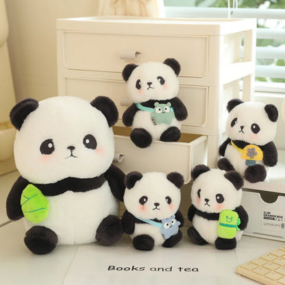 Cute Panda Plush Keychain - Cartoon Bag Pendant & Car Key Chain Gift Accessory