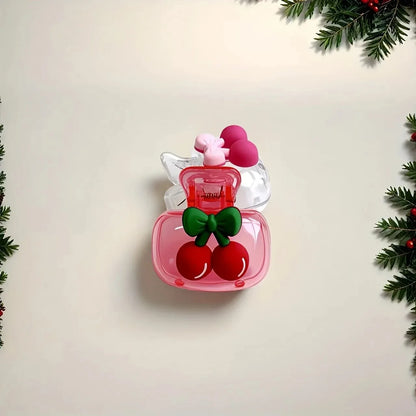 Cute Cherry Toothbrush Holder - Dual Hole Drainage & Ventilated Toothbrush Head Protector for Bathroom Storage