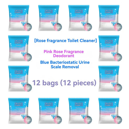 6/12-Pack Long-Lasting Toilet Bowl Cleaner Tablets - Automatic Toilet Cleaning with Sustained-Release Formula for Stain Control and Freshness