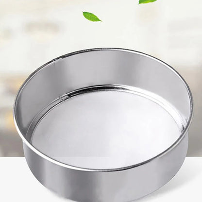 Fine Mesh Kitchen Sieve - Flour, Tea, Pasta & Rice Strainer for Baking and Cooking