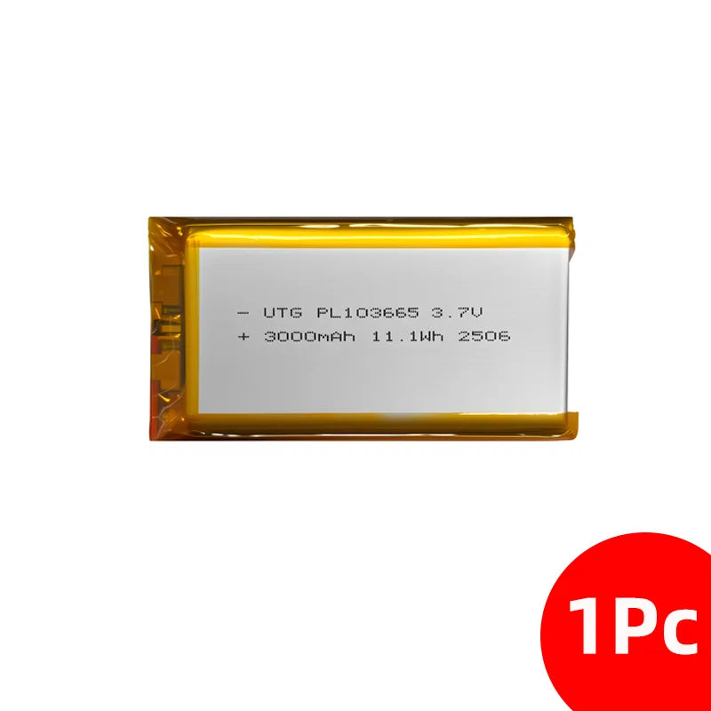 Heltec LiPo Battery 3.7V - 800mAh/3000mAh Lithium Polymer Battery for T114 V2, Heltec V3/V4 & LoRa Development Boards