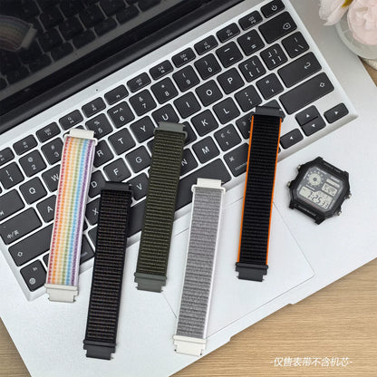 Nylon Sport Watch Band for Casio AE-1200WH AE-1300 W-218 - Fashion Replacement Wrist Strap