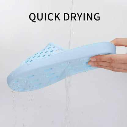 Comwarm Women Shower Shoes - Quick Dry Non-Slip Drain Hole Slippers for Beach Bathroom Pool Gym