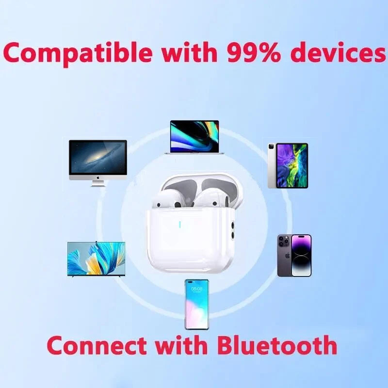 Original Air Pro True Wireless Earphones – Bluetooth HiFi Earbuds with Low Latency & Noise Reduction for iPhone & Android
