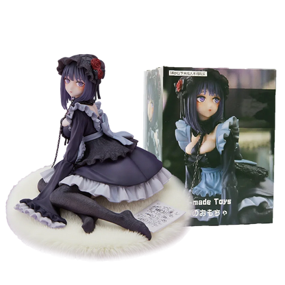 My Dress-Up Darling Anime Figures – Kitagawa Marin & Shizuku Kuroe Black Maid Outfit Action Figurines, Collectible Model