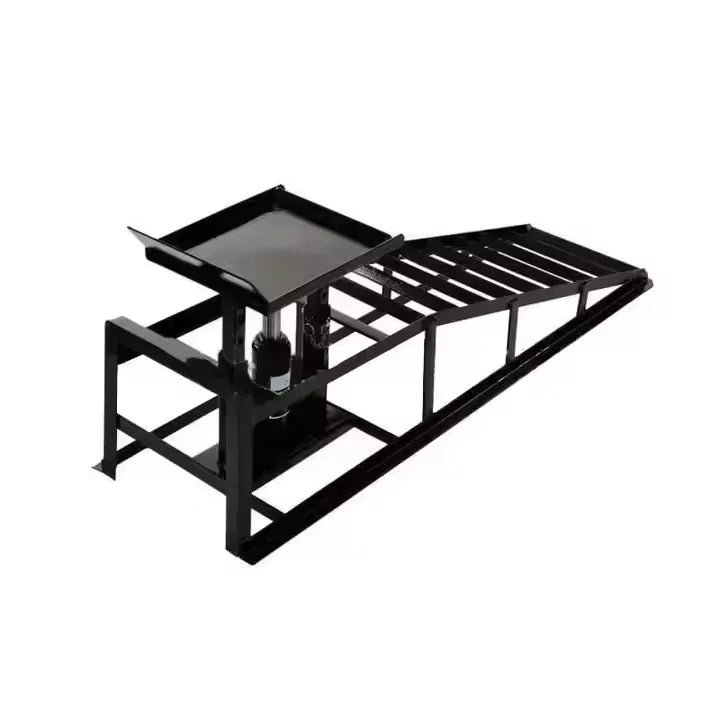 5 Ton Steel Vehicle Lift Ramps - CE Certified Adjustable Hydraulic Car Ramps for Auto Repair & Lifting Equipment