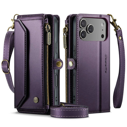 RFID Blocking Crossbody Wallet Case for iPhone 17 Pro Max & Air, PU Leather Card Holder with Strap
