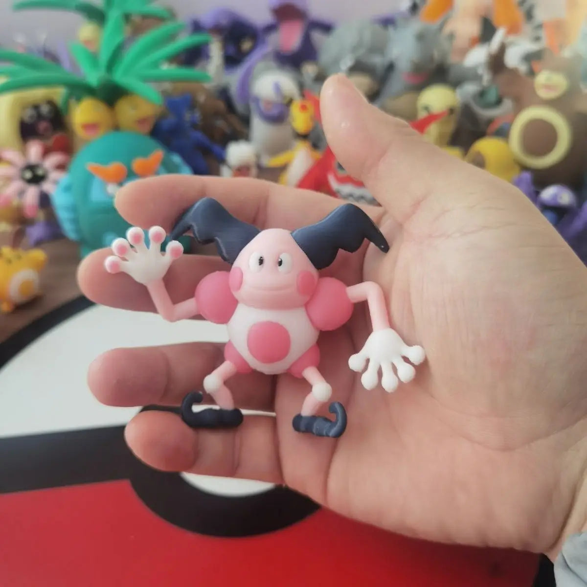 Pokemon Collectible Figures - 1:20 DIY 3D Printed Kawaii Cartoon Character Models & Kids Christmas Gift Toys