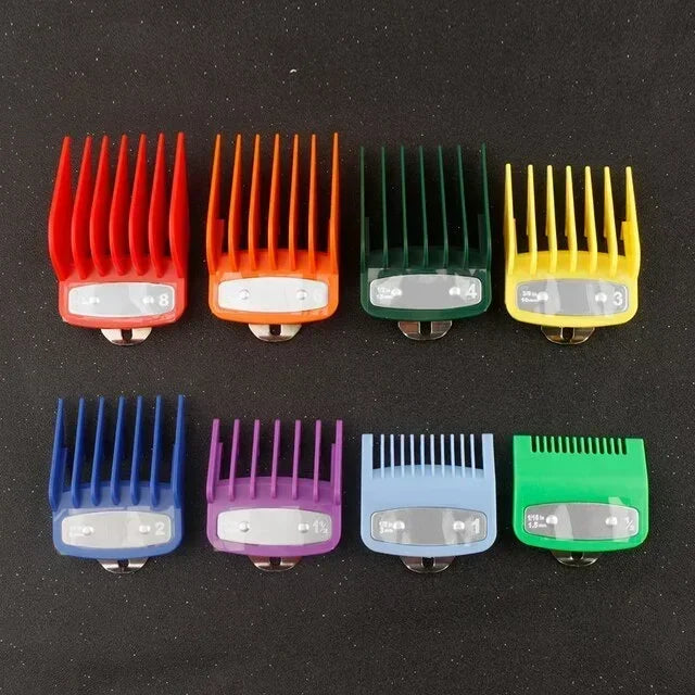 8/10PC Universal Hair Clipper Guard Set – Professional Limit Guide Combs for Wahl Trimmers & Barber Accessories
