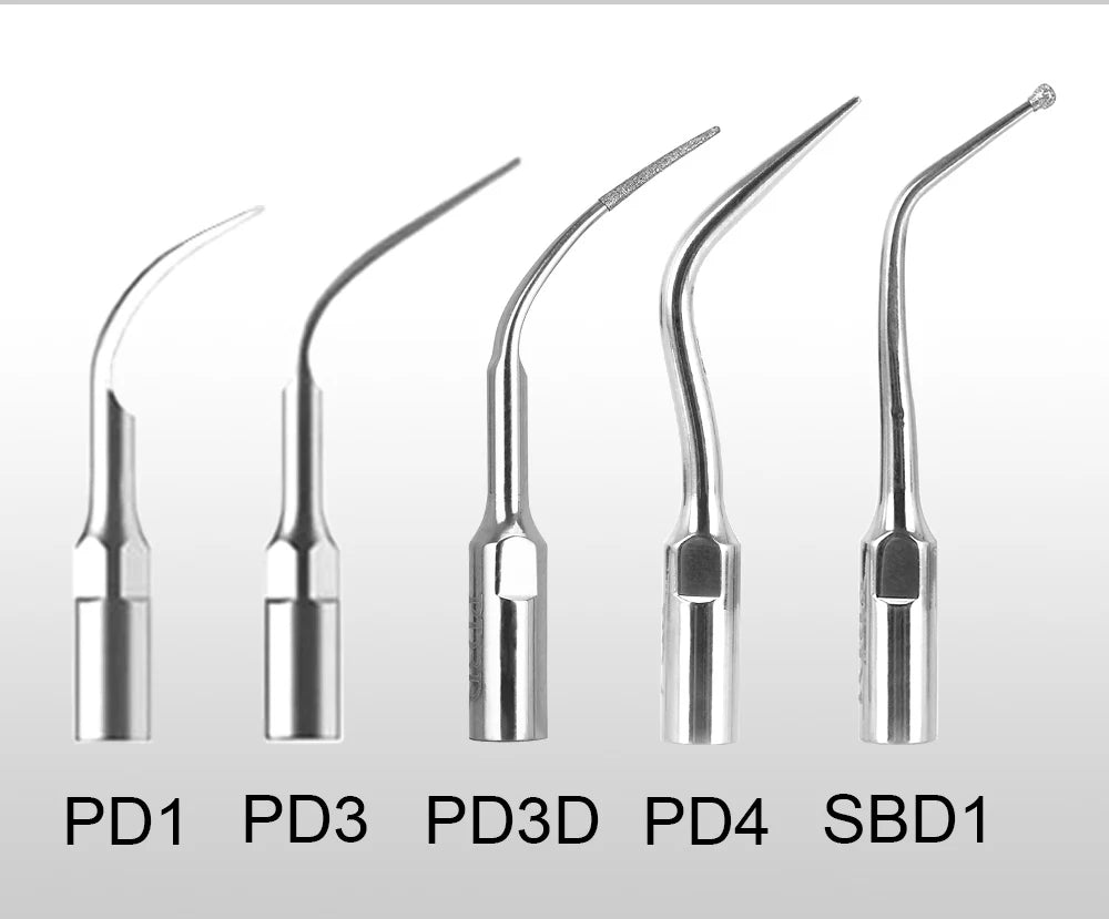 AZDENT 5pcs Dental Scaler Tips – Compatible with EMS, WOODPECKER, SATELEC, DTE, NSK Ultrasonic Scalers