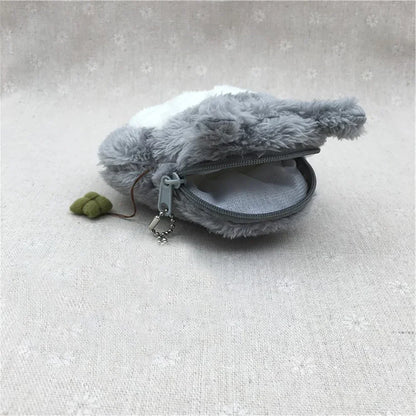 Cute Cat Plush Coin Purse - Kawaii Zipper Mini Wallet & Pouch for Kids, Teens & Women