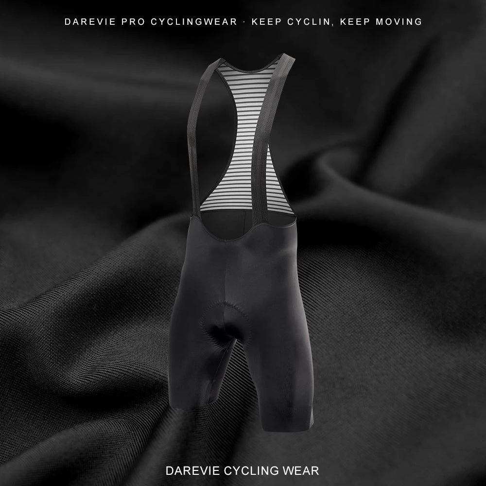 DAREVIE Men's Cycling Bib Shorts - Seamless 2.0 Pro Padded Shorts For Long Distance 500KM Rides