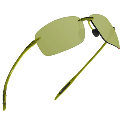 MAXJULI Polarized Sunglasses for Men & Women - Designer Fashion, Rimless Sports & Driving Eyewear (MJ8009)