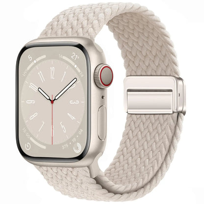 Braided Magnetic Strap for Apple Watch — Compatible with 38mm, 40mm, 41mm, 44mm, 45mm, 49mm Series SE, 7, 6, 8, 9, 10 & Ultra2