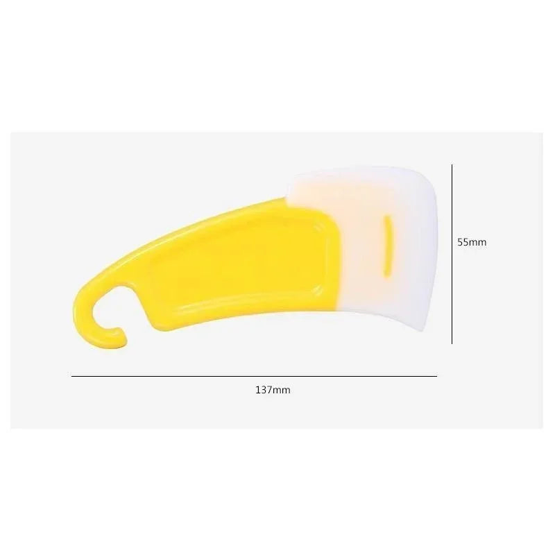 Soft Blade Kitchen Cleaning Spatula Scraper Brush | Pan, Pot & Dish Cleaner Tool for Cooking and Baking